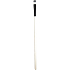 Kosmetikpinsel schwarz-weiß gerade 18 cm