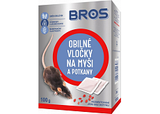 Bros Getreideflocken gegen Mäuse, Ratten und Wanderratten, 100 g