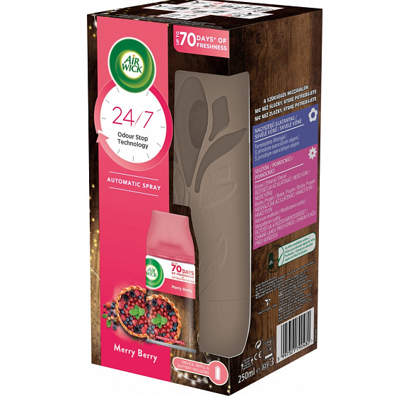 Air Wick FreshMatic Ätherische Öle Merry Berry - Winterfruchtaroma Automatikspray 250 ml