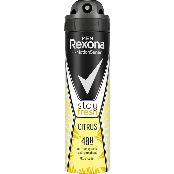 Rexona Men Stay Fresh Citrus Antitranspirant Deodorant Spray für Männer 150 ml