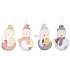 Plüsch hängender Schneemann 12 cm 1 Stück