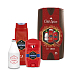 Old Spice Captain Wooden Barrel Deo-Stick 50 ml + 2in1 Duschgel für Körper und Haare 250 ml + Aftershave 100 ml + Fass, Kosmetikset für Männer