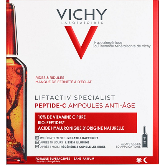Vichy Liftactiv Specialist Peptid-C-Anti-Falten-Serum in Ampullen 30 x 1,8 ml
