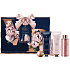 Grace Cole Velvet Rose & Peony Hand- und Nagelcreme 50 ml + Körpercreme 50 ml + Waschgel 100 ml + funkelnder Badeball 50 g + Waschschwamm, Kosmetikset für Damen