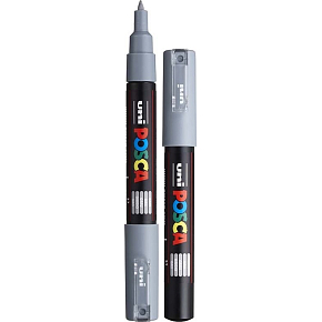 Posca Universal-Acrylmarker 0,7 - 1 mm Grau PC-1M