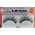 EyelaShes Künstliche Wimpern mit Kleber F-10 Schwarz 1 Paar