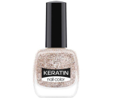 Golden Rose Keratin Nail Color Glitter Nagellack 404 10,5 ml