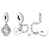 Charms Sterling Silber 925 Eisschnitzerei - You melt my heart, Liebesarmband Anhänger