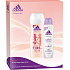 Adidas Soften Antitranspirant Deodorant Spray für Frauen 150 ml + Duschgel 250 ml, Kosmetikset