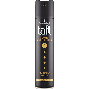 Taft Power & Fullness, Haarspray mega starke Fixierung, Fixierungsstärke 5, 250 ml