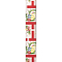 Nekupto Geschenkpapier 70 x 200 cm Weihnachten Weiß rote Dekoration Schleifen, Kerzen
