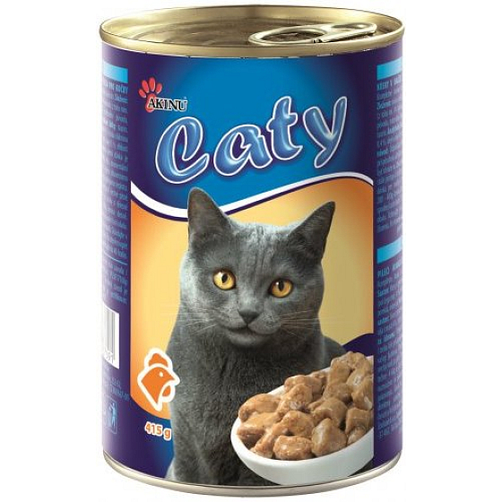 Akina Caty Stücke in Sauce mit Huhn für Katzendose 415 g