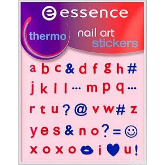 Essence Nail Art Sticker Nagelaufkleber 14 Thermo 1 Blatt