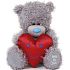 Ich zu dir Teddybär mit Herz 14,5 m