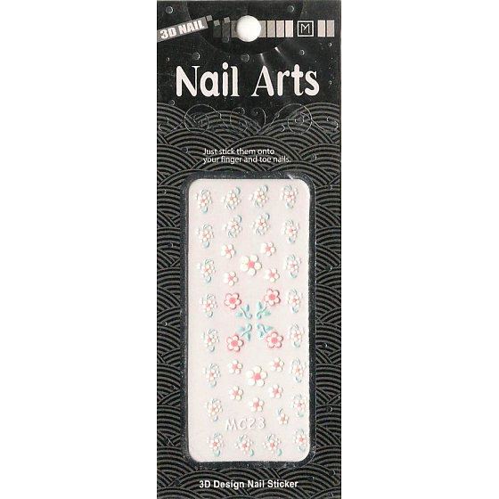 Nagelzubehör 3D Nagelaufkleber 1 Blatt 10100 MC23