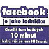 Nekupto-Geschenke mit Humor Der Facebook-Kühlschrankmagnet misst 9 x 6,5 cm