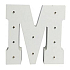 Nekupto Holz LED Buchstabe M Dekoration 16 cm
