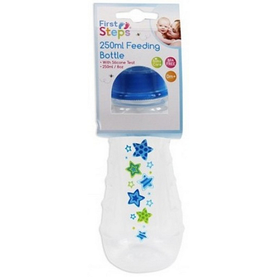 Erste Schritte Sterne 0+ Baby Star Flasche, blau 250 ml
