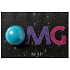 Bomb Cosmetics Omg Funkelnde Grußkarte mit Ballistik 50 g