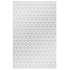 Ditipo Geschenkpapier 70 x 200 cm weiß mit silbernen Ornamenten