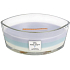 WoodWick Trilogy Calming Retreat - Beruhigende und entspannende Duftkerze mit breitem Holzdocht und Glasdeckel, Schiff 453 g