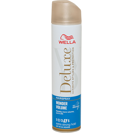 Wella Deluxe Wonder Volume stark straffendes Haarspray für ein Volumen von 250 ml