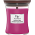 WoodWick Wild Berry & Beets Duftkerze mit Holzdocht und Deckel Glas mittel 275 g