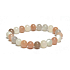 Mondstein Mix Farbe Armband elastisch Naturstein, Kugel 8 mm / 16 - 17 cm, Stein des Schicksals