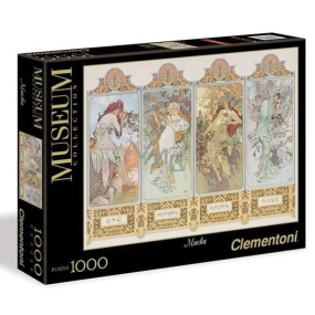 Clementoni Puzzle Alfons Mucha 1000 Teile, empfohlen ab 9 Jahren