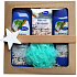 Karima Totes Meer Badeschaum mit Totes Meer Salz 480 ml + Duschgel mit Totes Meer Salz 280 ml + Toilettenseife mit Totes Meer Salz 100 g + Massagewaschlappen, Kosmetikset
