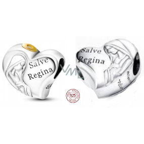 Sterling Silber 925 Religiöse Charms Jungfrau Maria, Ave Maria, Perle für Armband Religion Sterling Silber 925 Religiöse Charms Jungfrau Maria, Ave Maria, Perle für Armband Religion