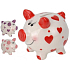 Sparschwein Keramik 90 x 75 x 80 mm Farbenmix
