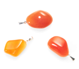 Karneol Botswana Troml-Anhänger Naturstein M, ca. 3 cm, lehrt uns das Hier und Jetzt