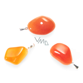 Karneol Botswana Troml-Anhänger Naturstein M, ca. 3 cm, lehrt uns das Hier und Jetzt Karneol Botswana Troml-Anhänger Naturstein M, ca. 3 cm, lehrt uns das Hier und Jetzt