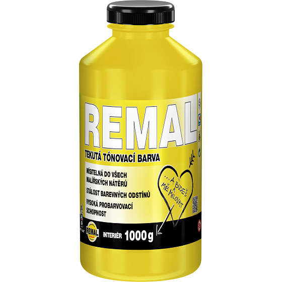 REMAL tonovací barva, 0600 gelb, 1 kg