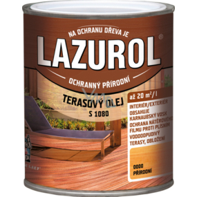 Lazurol s1080 terasový olej bezbarvý, 750 ml Lazurol s1080 terasový olej bezbarvý, 750 ml