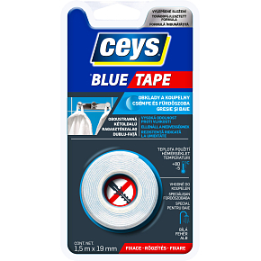 Ceys Blue Tape doppelseitiges Klebeband 19 mm x 1,5 m