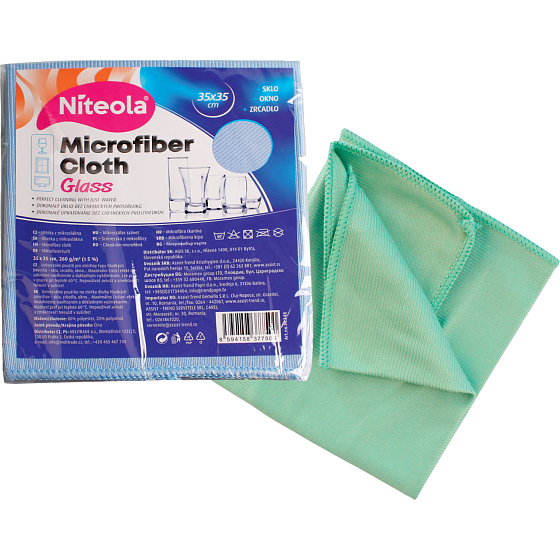 Niteola Glass Mikrofasertuch 35 × 35 cm, 260 g