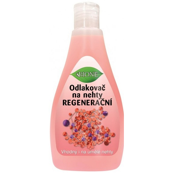 Bione Cosmetics Regenerationsnagellackentferner mit Keratin, auch für künstliche Nägel geeignet, 200 ml