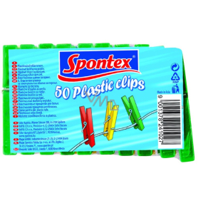 Spontex Kunststoff Wäscheklammern 50 Stück