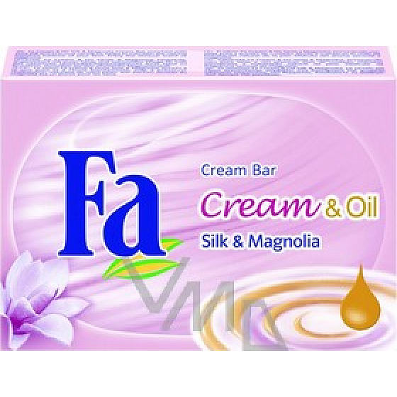 Fa Cream & Oil Silk und Magnolia feste Toilettenseife 100 g