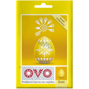 Ovo Gelbe Pulverfarbe 1 Beutel (5 g) = 10 - 15 Eier Ovo Gelbe Pulverfarbe 1 Beutel (5 g) = 10 - 15 Eier