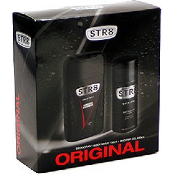 Str8 Original Duschgel 250 ml + Deodorant Spray 150 ml, Kosmetikset