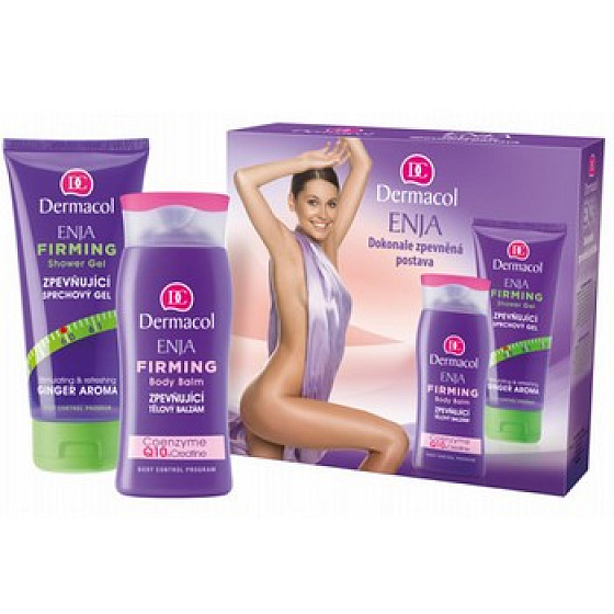 Dermacol Enja Feste Figur straffendes Duschgel + Körperbalsam, Kosmetikset
