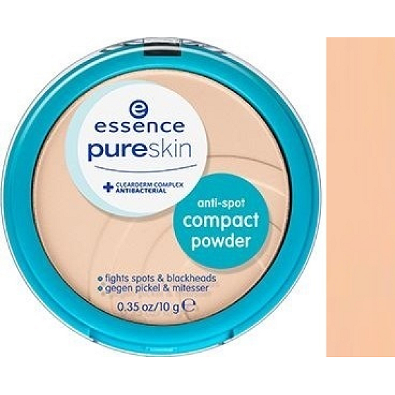 Essence Pure Skin Anti-Spot Kompaktpuder 01 Beige 10 g