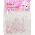 Engel Ornamente Blumen und Sterne rosa 1 Packung