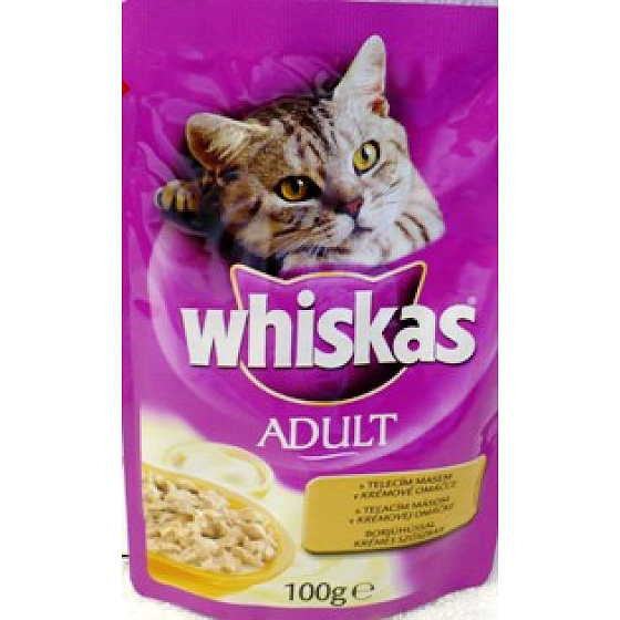 Whiskey Adult mit Kalbfleisch in Sahnesauce 100 g