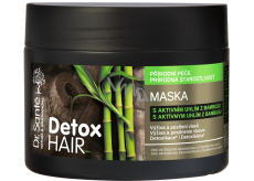 DR. Santé Detox Haarmaske mit Aktivkohle aus Bambus zur intensiven Regeneration von erschöpftem Haar 300 ml