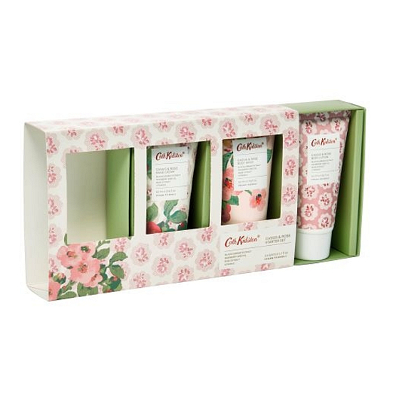 Heathcote & Ivory Freston Cassis & Rose Feuchtigkeitscreme 50 ml + Handcreme 50 ml + Duschgel 50 ml, Kosmetikset