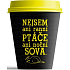 Nekupto Nicht Plastikbecher To Go Keramik Ich bin nicht einmal ein Morgenvogel 250 ml